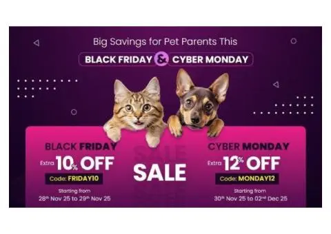 Best Black Friday & Cyber Monday Pet Deals 2025 – Save Big This Season!