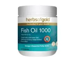 Boost Heart & Brain Health with Herbs of Gold Fish Oil 1000