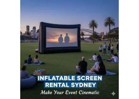Inflatable Screen Rental Sydney - Make Your Event Cinematic