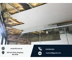 High-Quality Suspended Ceiling Repair in Perth by Accredited Tradesmen