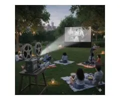 Buy Outdoor Projector for Backyard Cinema Night in Australia