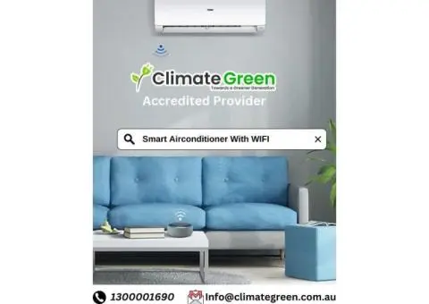 Smart Wi-Fi Air Conditioners Installed by Climate Green Melbourne