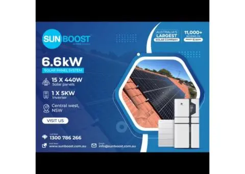 Efficient 6.6kW Solar System for Families