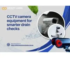 CCTV camera equipment for smarter drain checks