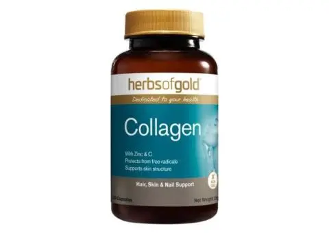Want Firmer, Smoother Skin? Try Herbs of Gold Collagen for Natural Radiance