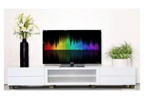 Modern and Easy-to-Assemble Flat Pack TV Cabinet