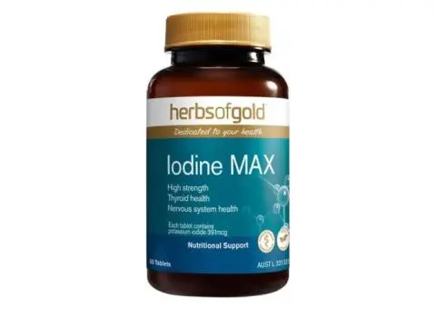 Feeling Tired or Sluggish? Boost Thyroid Function Naturally with Herbs of Gold Iodine Max