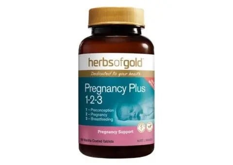 Herbs of Gold Pregnancy Plus 1-2-3: Complete Nutritional Support for Mother & Baby