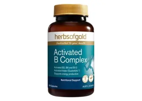 Running Low on Energy? Try Herbs of Gold Activated B Complex Today!