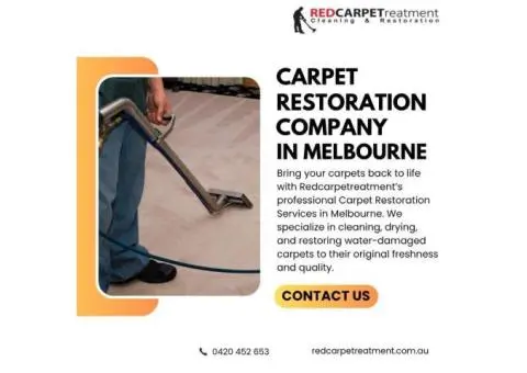 Expert Carpet Restoration Services in Melbourne | Redcarpetreatment