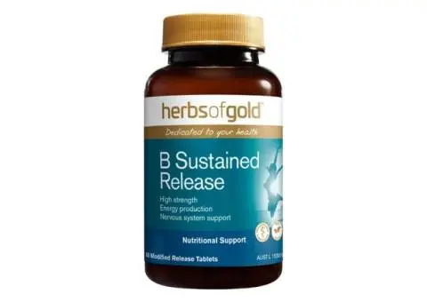 Herbs of Gold B Sustained Release – Long-Lasting Energy & Stress Support