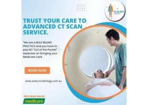 Trust your care to advanced CT scan services at Auburn Radiology. (02) 8315 8292
