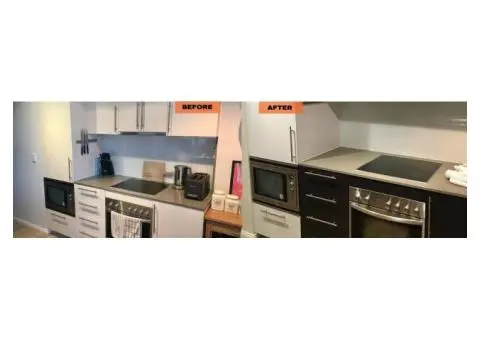 Kitchen Cabinet Resurfacing - 1/5