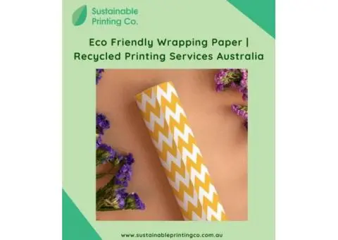 Eco Friendly Wrapping Paper | Recycled Printing Services Australia