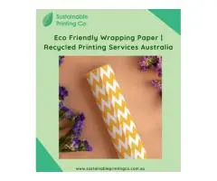 Eco Friendly Wrapping Paper | Recycled Printing Services Australia