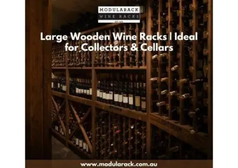 Large Wooden Wine Racks | Ideal for Collectors & Cellars
