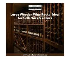 Large Wooden Wine Racks | Ideal for Collectors & Cellars