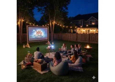 Outdoor Movie Screen Hire That Brings the Magic to Your Event