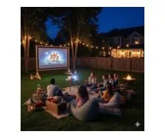 Outdoor Movie Screen Hire That Brings the Magic to Your Event