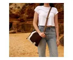 Buy Beautiful Cowhide Bags with Natural Hide Patterns