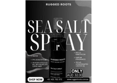How to Achieve a Fresh, Beach-Style Look Using Sea Salt Spray for Men?