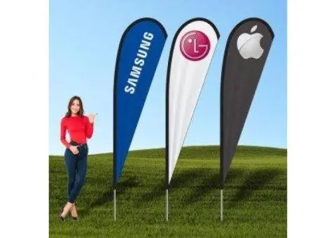Teardrop Banners – Dynamic and Eye-Catching Displays for Every Event