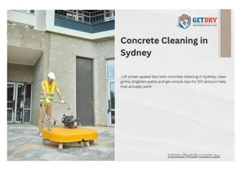 Concrete Cleaning in Sydney: The Fix That Instantly Lifts Your Property’s Appeal