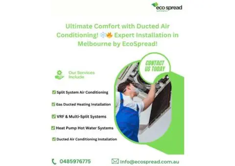 Ultimate Aircon Installation in Melbourne by EcoSpread!