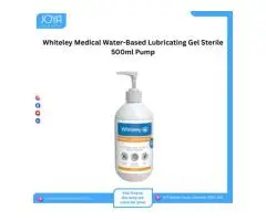 Whiteley Medical Water-Based Lubricating Gel Sterile 500ml Pump - Joya Medical Supplies