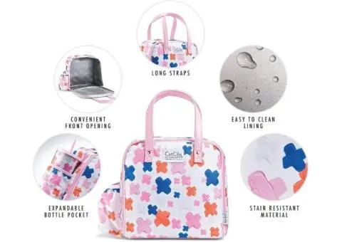 Wichita Adult Insulated Lunch Bag - Women'S Lunchbox or Lunch Tote - Cute Small - 2/4