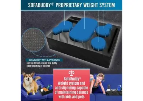 Convenient Couch Cup Holder, Couch Caddy, Sofa Cup Holder. the Perfect Couch A - 2/4