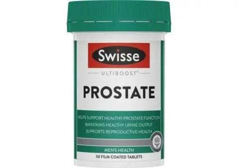 Maintain Prostate Function & Urinary Comfort with Swisse Ultiboost Prostate Tablets