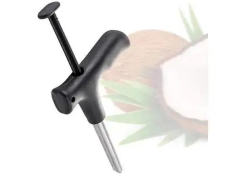 Coconut Opener Tool Coco Water Punch Tap Practical Drill Straw Open Hole Cut Gif - 1/4