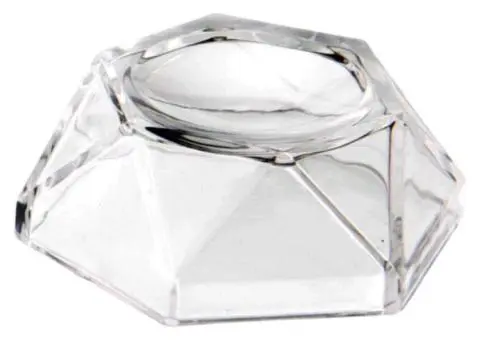 Acrylic Crystal Ball Base Display Stand Transparent Pedestal Quartz Glass Sphere - 2/4