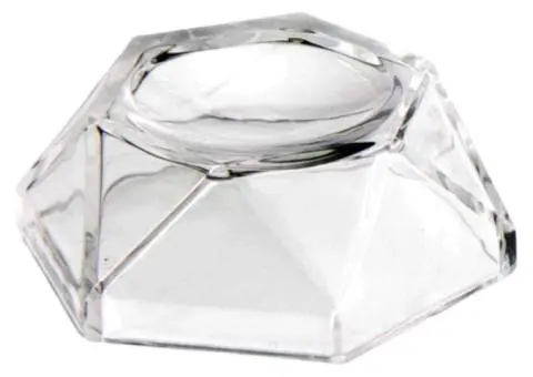 Acrylic Crystal Ball Base Display Stand Transparent Pedestal Quartz Glass Sphere - 4/4