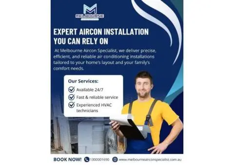 Expert Aircon Installation — Melbourne’s Trusted Specialists
