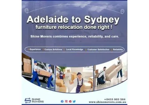 Reliable Adelaide to Mt Gambier Movers | Shine Movers