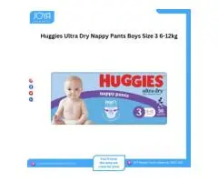 Huggies Ultra Dry Nappy Pants Boys Size 3 6-12kg - Joya Medical Supplies
