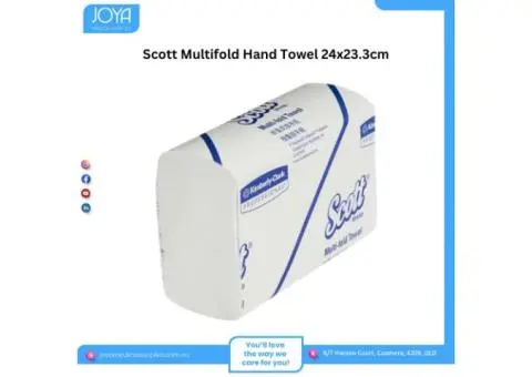 Kimberly Clark Scott Multifold Hand Towel 24x23.3cm - Joya Medical Supplies
