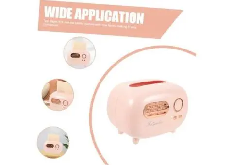 Television Shape Tissue Box Cover Antique Holder Wall-Mounted Storage Case Napki - 5/5