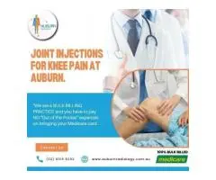 Find relief from knee pain with our expert-guided Joint Injections at Auburn Radiology.