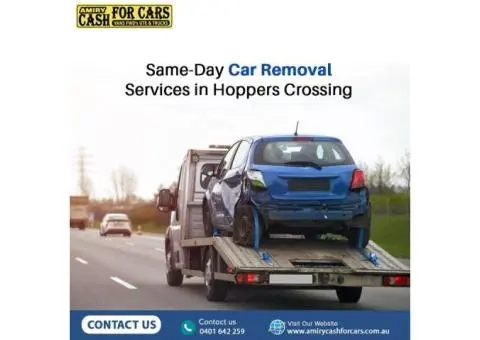 Same-Day Car Removal Services in Hoppers Crossing