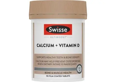 Complete Bone Support with Calcium & Vitamin D for Everyday Strength