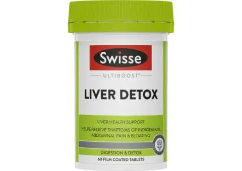 Daily Liver Detox Tablets for Cleansing, Digestive & Antioxidant Support