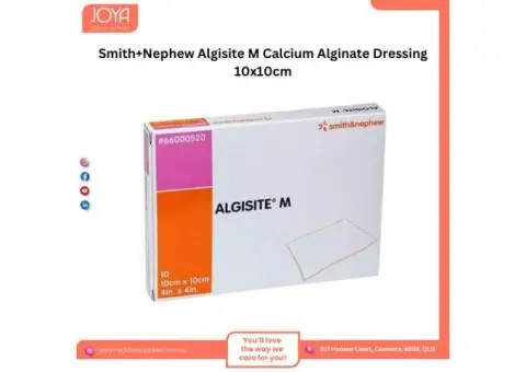 Smith+Nephew Algisite M Calcium Alginate Dressing 10x10cm - Joya Medical Supplies