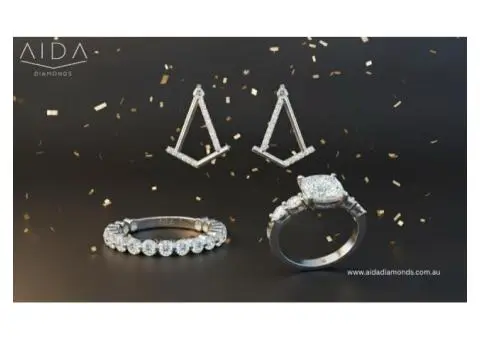 Festive Season Sparkle — AIDA Diamonds Earrings Sale!