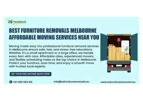 Top-Rated Furniture Removals Melbourne – Stress-Free Moving Solutions for Homes & Offices