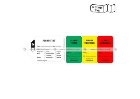 Buy Industrial Flange Tags in Australia - Track Isolation & Testing Easily - 4/8