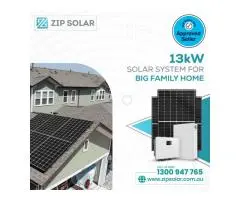 13kW Solar System for Homes & Small Businesses