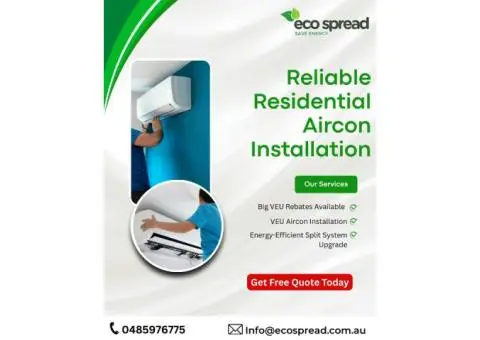 Reliable VEU-Approved Aircon Installation in Melbourne | Big Rebates Available